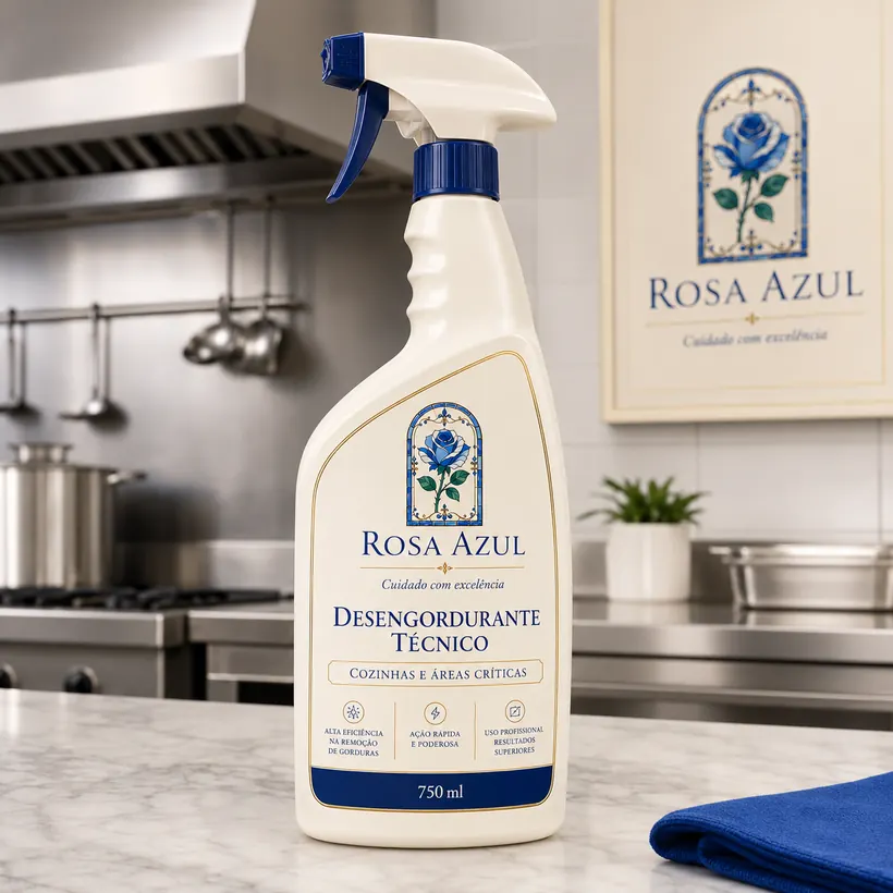 Rosa Azul Professional — Desengordurante Técnico