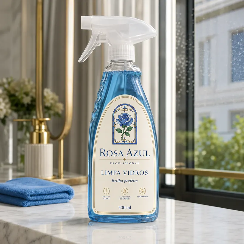 Rosa Azul Professional — Limpa Vidros