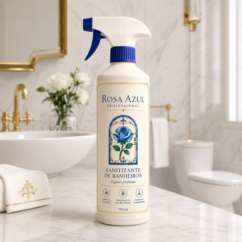 Rosa Azul Professional — Sanitizante de Casas de Banho