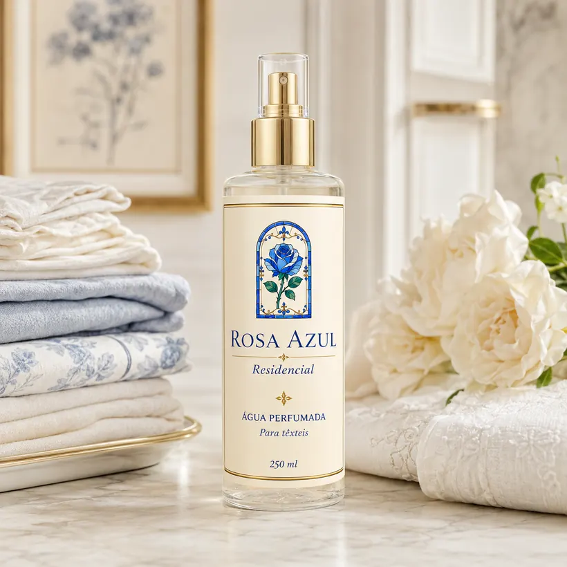 Rosa Azul Residencial — Água Perfumada para têxteis